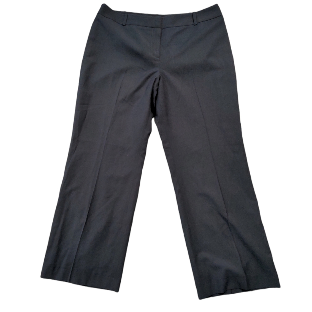 Ann Taylor Factory Wool Signature Fit Just Below the Waist Cropped Pant Size 14